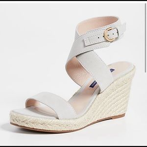 Stuart Weitzman espadrille wedge sandals NEVER WORN